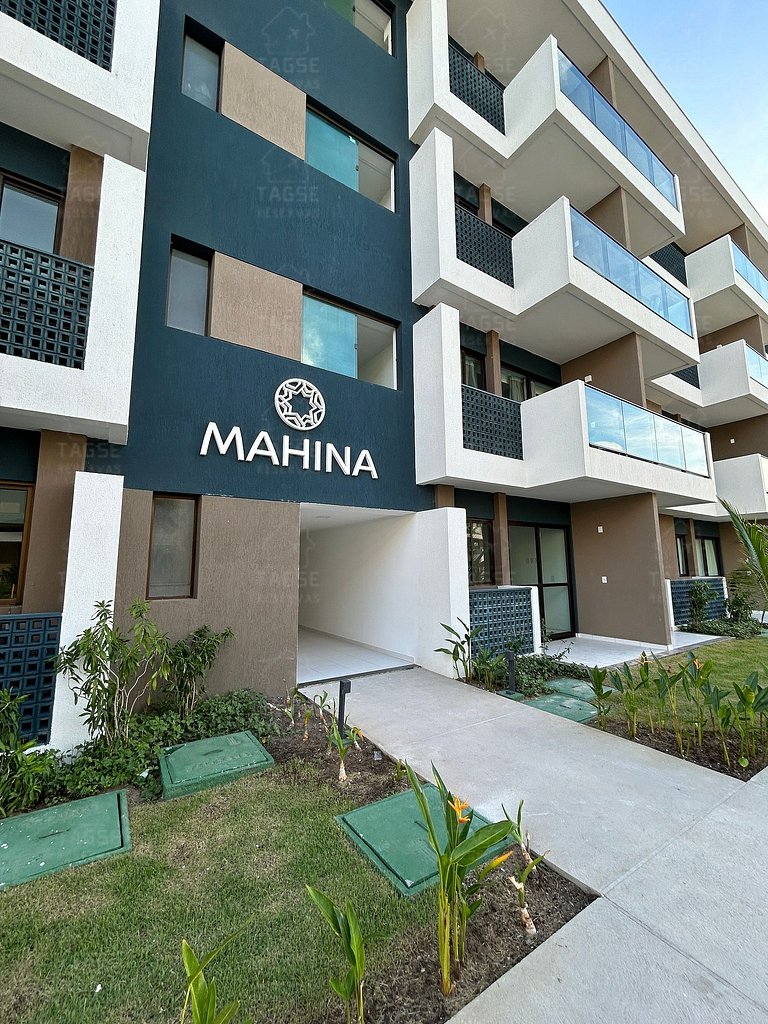 Flat em Muro Alto c/varanda,piscina e self checkin
