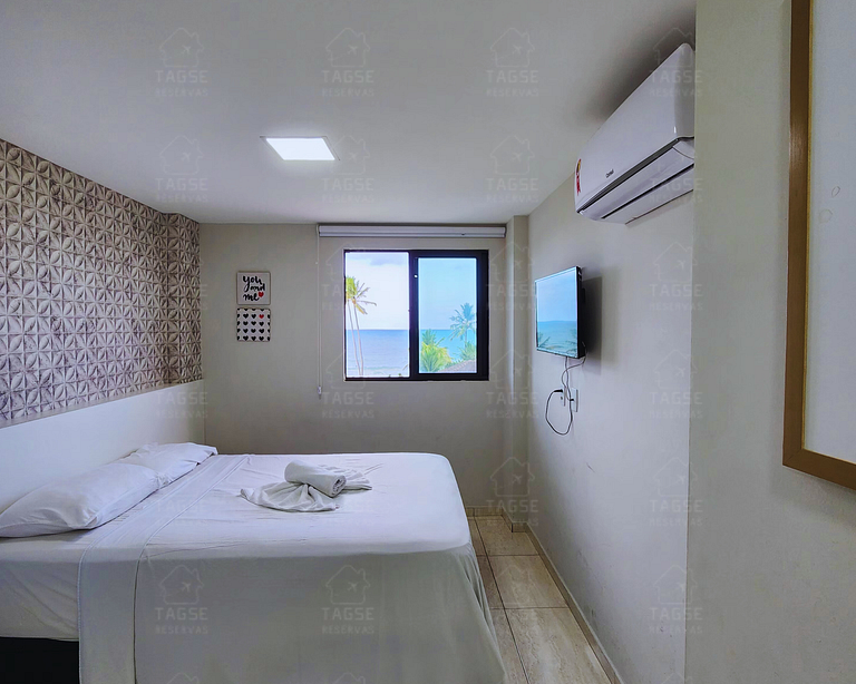 ALO304|Apt em Porto de Galinhas c/ vista p/ o Mar