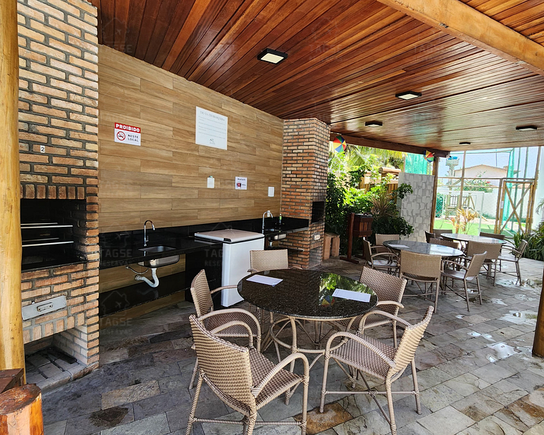 ALO304|Apt em Porto de Galinhas c/ vista p/ o Mar