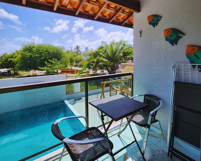 Apt c/ 3 suítes centro de Porto de Galinhas