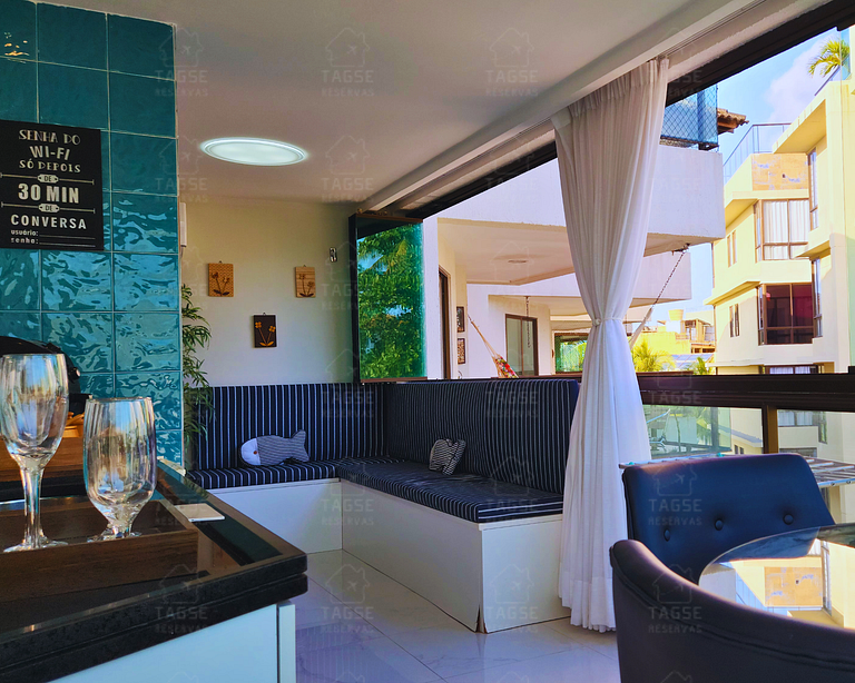 SEA201|Hermoso apartamento en Porto de Galinhas