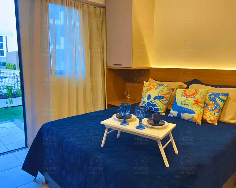 Flat en Muro Alto con balcón, piscina y self check-in