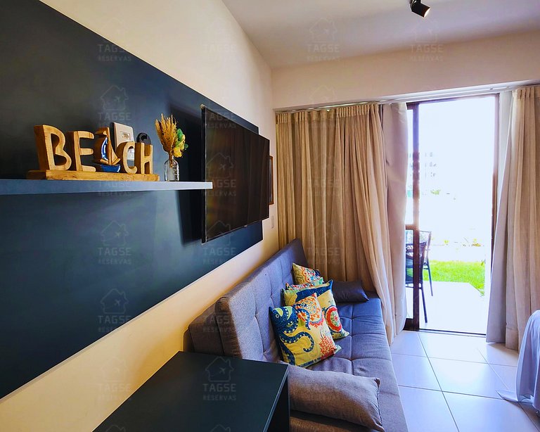 Flat en Muro Alto con balcón, piscina y self check-in