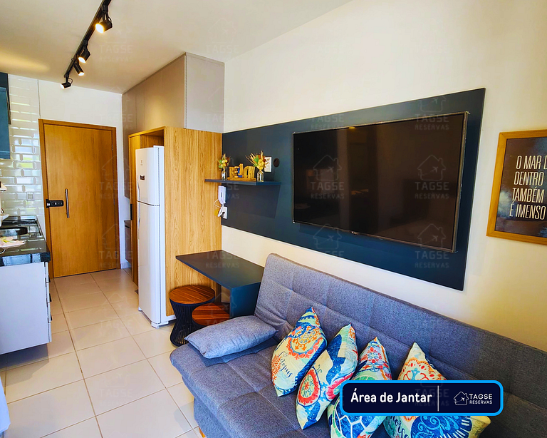 Flat en Muro Alto con balcón, piscina y self check-in