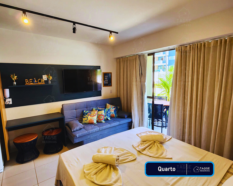 Flat en Muro Alto con balcón, piscina y self check-in