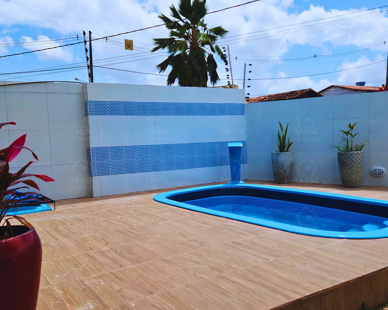 GRA325|Refúgio Espaçoso c/ Piscina e Churrasqueira