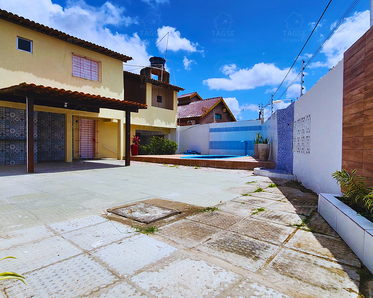 GRA325|Refúgio Espaçoso c/ Piscina e Churrasqueira
