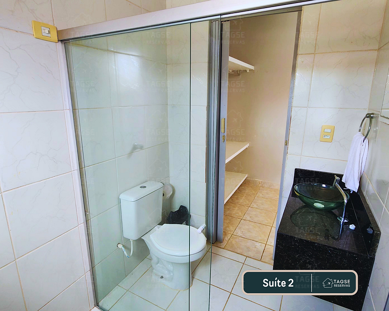 GRA325|Refúgio Espaçoso c/ Piscina e Churrasqueira