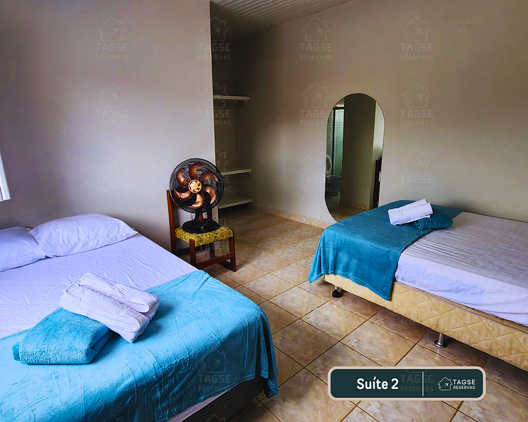 GRA325|Refúgio Espaçoso c/ Piscina e Churrasqueira