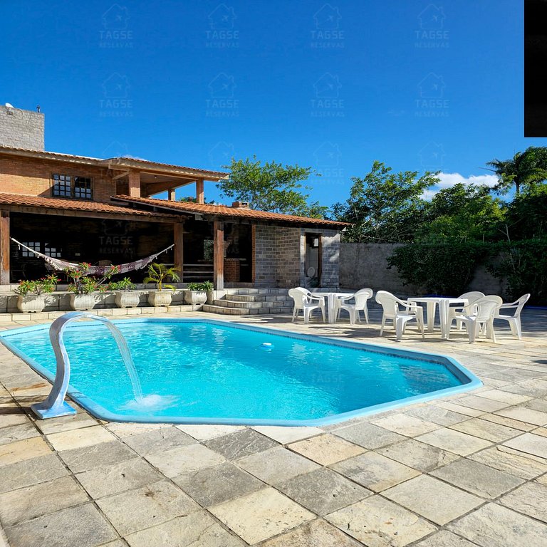 GRA001|Linda Casa com Piscina e 4 suítes