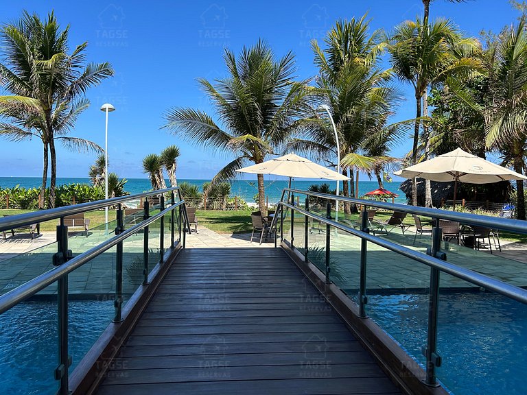 Porto de Galinhas: Beachfront, 2 minutes from the natural po