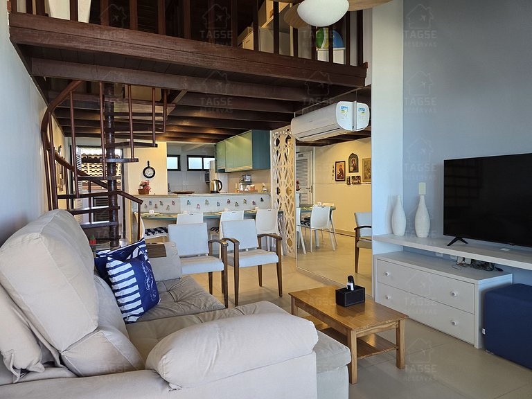 Porto de Galinhas: Beachfront, 2 minutes from the natural po