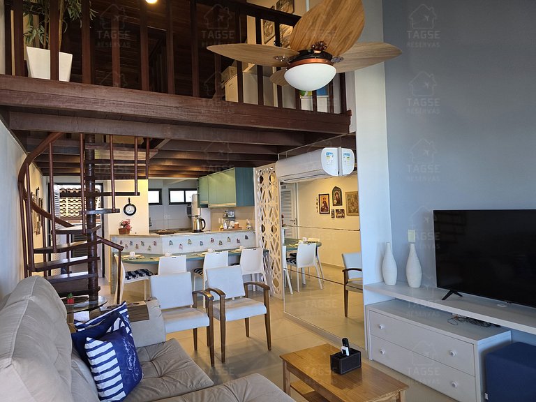 Porto de Galinhas: Beachfront, 2 minutes from the natural po