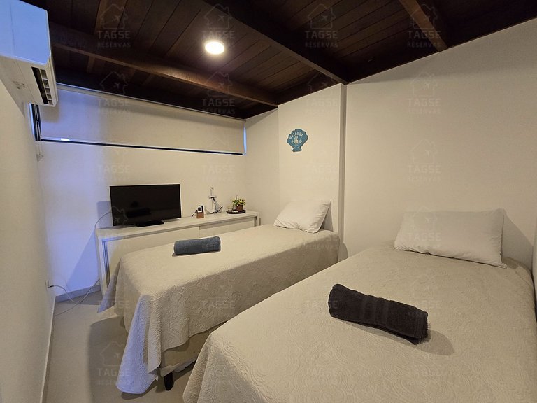 Porto de Galinhas: Beachfront, 2 minutes from the natural po