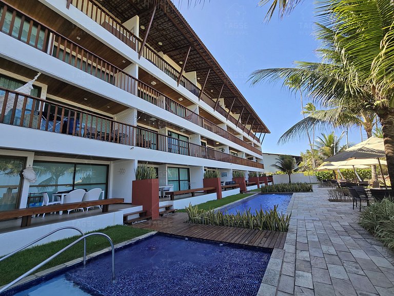 Porto de Galinhas: pé na areia, 2min das piscinas