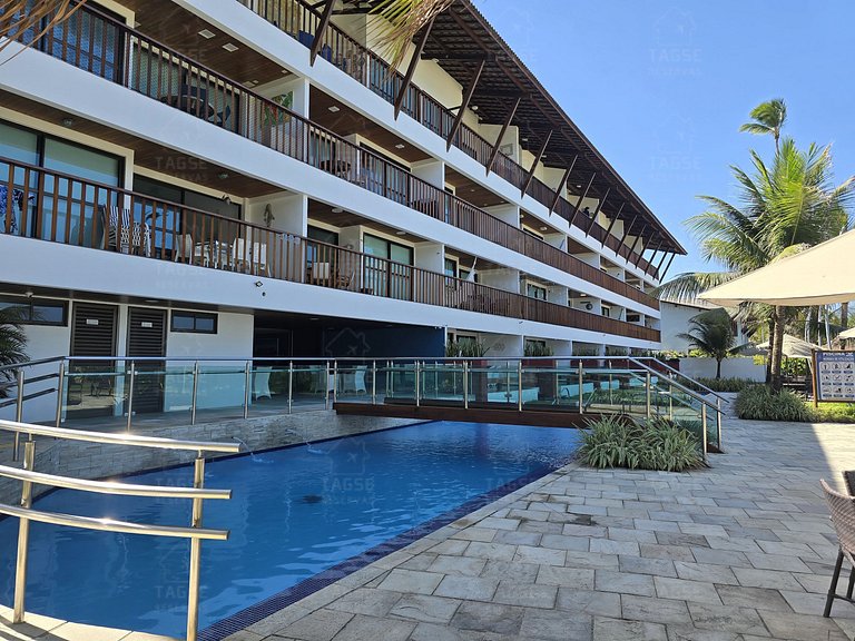 Porto de Galinhas: pé na areia, 2min das piscinas