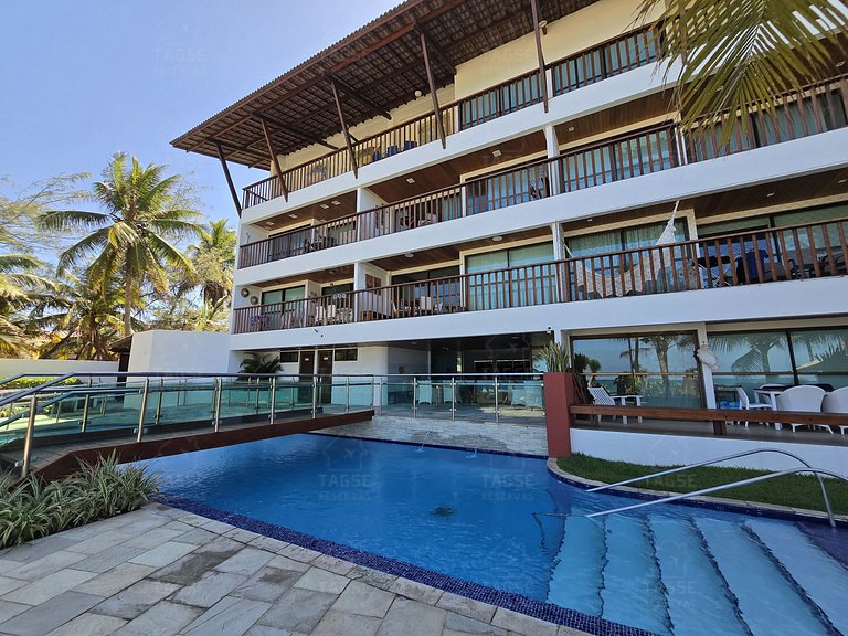 Porto de Galinhas: Beachfront, 2 minutes from the natural po