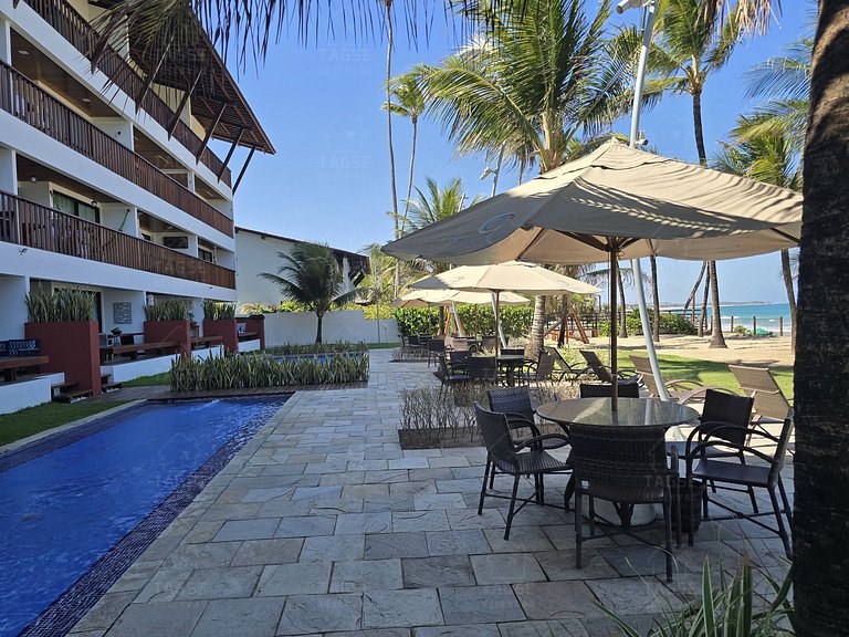 Porto de Galinhas: pé na areia, 2min das piscinas