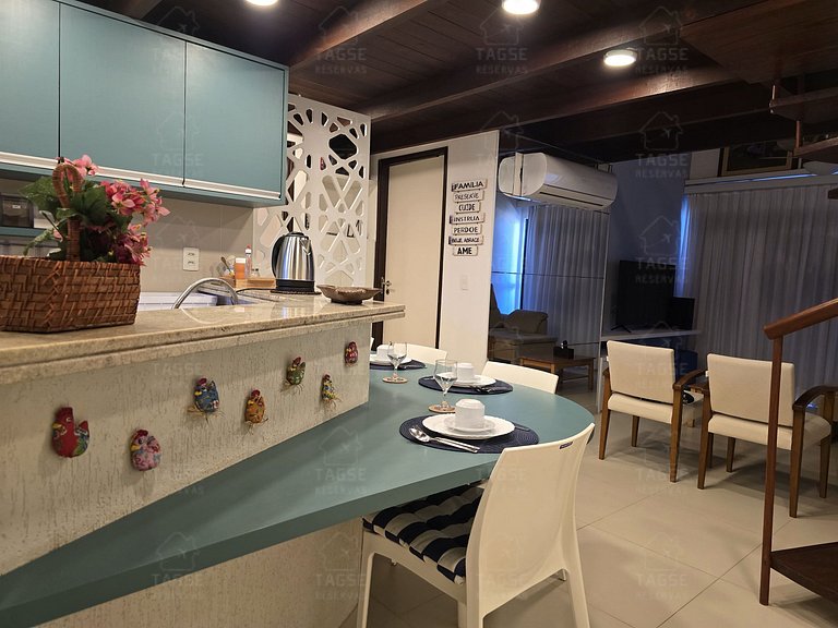 Porto de Galinhas: Beachfront, 2 minutes from the natural po