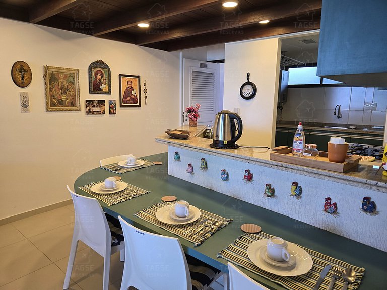 Porto de Galinhas: pé na areia, 2min das piscinas