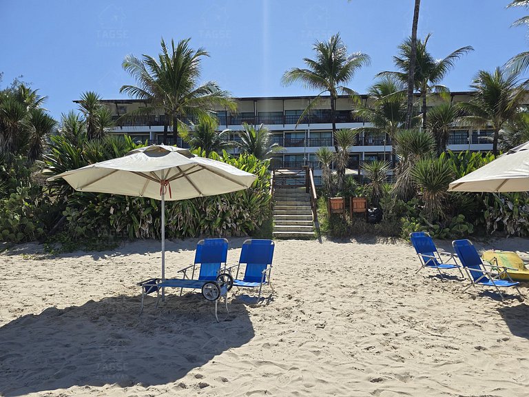 Porto de Galinhas: pé na areia, 2min das piscinas