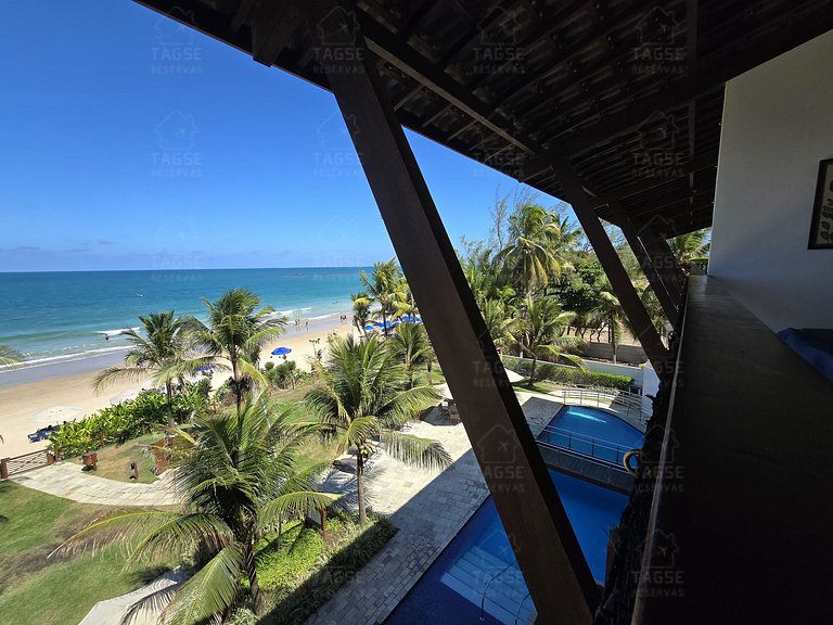 Porto de Galinhas: Beachfront, 2 minutes from the natural po