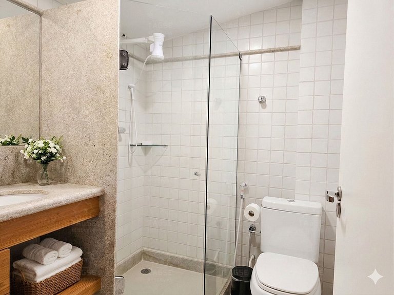 Porto de Galinhas: pé na areia, 2min das piscinas