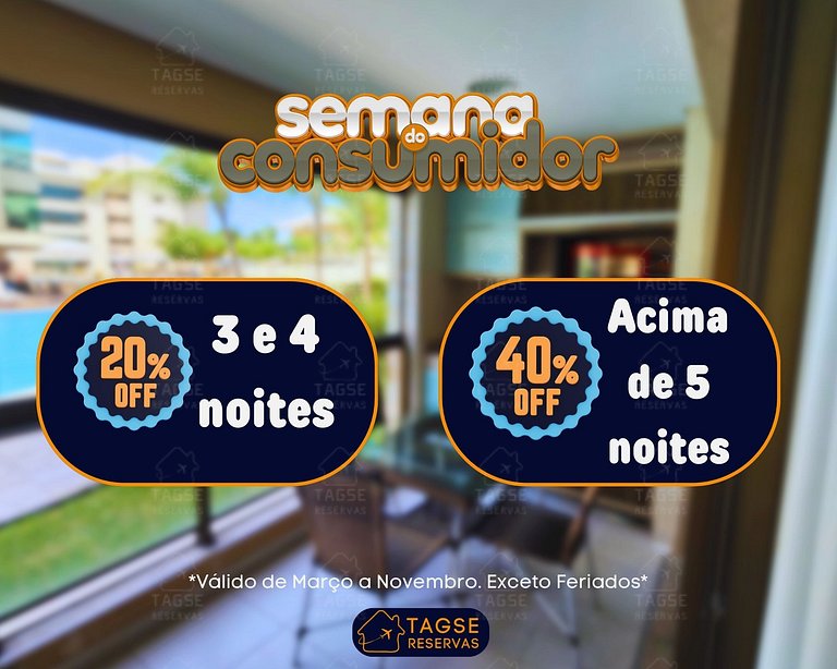 EKO104|Apto Aconchegante Beira-Mar em Muro Alto