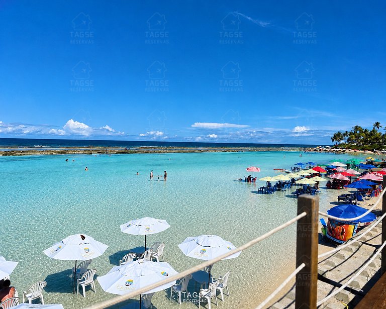 Pé na Areia, Piscinas e Mar com Piscinas Naturais