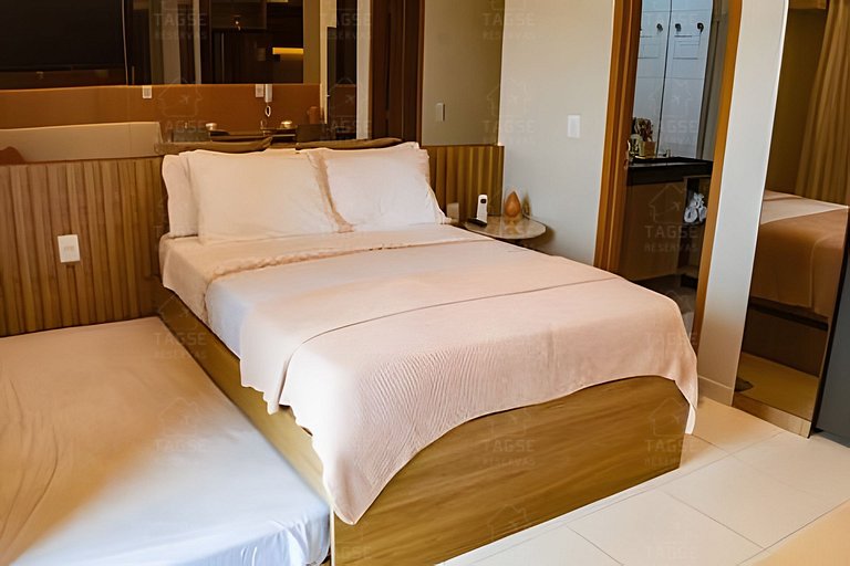 Aconchegante Flat em Muro Alto no Makia Beach